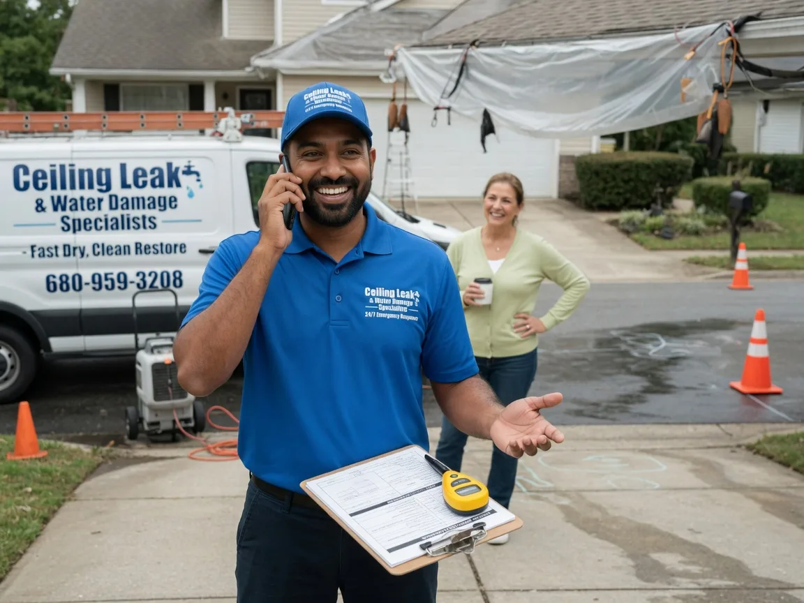 Ceiling Leak Cleanup Fort Mohave, AZ FAQs